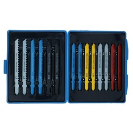 56pc Assorted Jigsaw Blades Set for Metal Wood Plastic T Shank Bosch Fitting