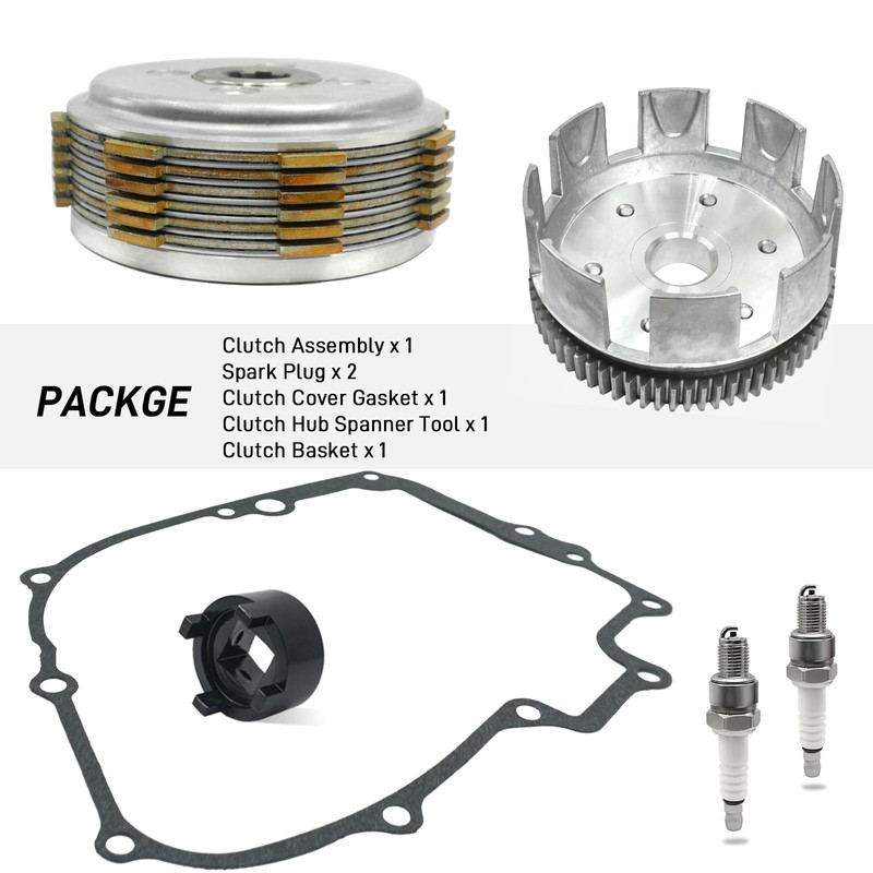 GOLKNHA Clutch Kit & Basket & Pressure Plate & Inner