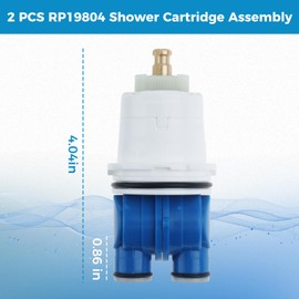 RP19804 Pressure Blance Shower Cartridge Assembly Replacement for 1300/1400 Series Tub and Shower Vlves, Fit with Delta Monitor Valves-2 Pcs