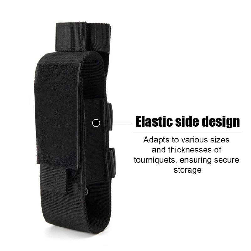Tactical Tourniquet Bag, Elastic Tourniquet Holder Holster, Trauma Medical Scissors