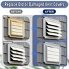 4 inch Dryer Exhaust Vent Cover Panel 8Pcs for Outdoor