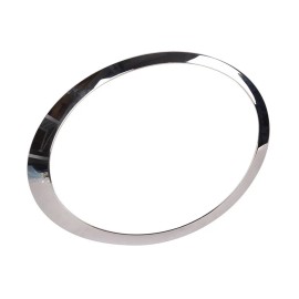 51137149905 Car Exterior Accessories Headlight Trim Ring Left Parts for 2007-2015 Mini Cooper Drive SideColor: Silver, Size: one size