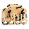 MAORULU Acetate Double Row Teeth Hair Clips for Women –