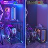 Besiost Computer Tower Stand with Power Strips, 4 Levels Manual
