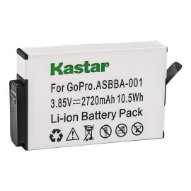 Kastar Battery & Dual USB Charger for Gopro Fusion 360-Degree Action Camera