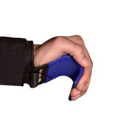 DMX INTL Weight Lifting Power Hooks Grip Heavy Duty with Wrist Straps for Pull Ups Power Lift Deadlift Weightlifting 8 mm Thick Padded Neoprene Gym Fitness Workout Gloves (Pair) (Blue)