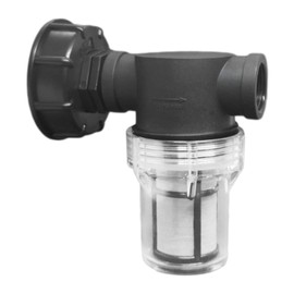 FONDUO IBC Outlet Tap Connection, IBC Tank Accessories, Tap Adapter for Water Tank 1000 L with Filter Function, S60 x 6 Water Tank Adapter IBC (3/4 Inch Internal Thread)