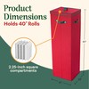 Wrapping Paper Storage Box - Holds 20 Rolls of Gift