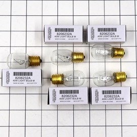 Allstar Appliance Parts 8206232A OEM Microwave Light Bulb (5 Pack)