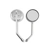 Unbranded Pair 10mm Motorcycle Round Side Rearview Mirrors For Triumph