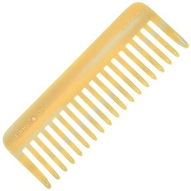 Giorgio G30 Large 5.75 Inch Hair Detangling Comb, Wide Teeth for Thick Curly Wavy Hair. Long Hair Detangler Comb For Wet and Dry. Handmade of Cellulos