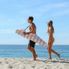 AMMSUN Beach Cabana, 6.2'×6.2' Beach Canopy, Easy Set up and