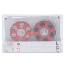 Reel to Reel Blank Cassette Tape 46 Minute Recording Time Low Noise DIY Blank Music Cassettes for Recording Music Red