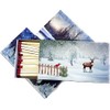 jameitop® Winter Wonderland XL Matchboxes, 10 cm with Snow Design