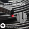 39.4Ft Weather Stripping Door Seal Strip Rubber Self Adhesive Door