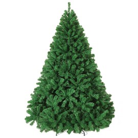 7.5ft Premium Artificial Christmas Tree, Realistic Spruce Design with Metal Hinge Construction, Easy Setup Foldable Stand, Perfect for Family Celebrations and Festive Decor