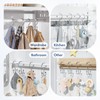 Bathway Shower Curtain Hooks Chrome Shower Curtain Rings, 12 Pcs