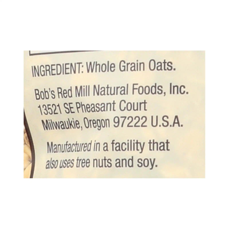 Bob's Red Mill Organic Gluten-Free Thick Rolled Oats 32 Oz.
