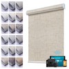 Weffort Motorized Window Shade,Work with HomeKit, 100% Blackout Smart Blind,