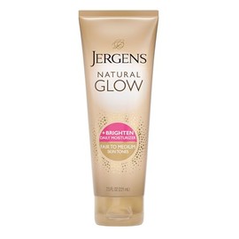 Jergens - Crema hidratante revitalizante de uso diario Natural Glow para tonos de piel claros a medianos de for Unisex, crema hidratante de 7.5 oz