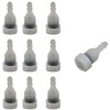 CHENJIN Fuel Line Vent Breather 10PCS White Plastic Fuel Line