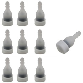 CHENJIN Fuel Line Vent Breather 10PCS White Plastic Fuel Line in Tank Vent Replacement Fit for Trimmers Weed Cleaner Chainsaw