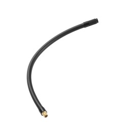 REPAIROCK Universal Tire Inflator Extension Tube Air Pump Extend Hose Adapter Tire Valve 11.42inch M8x0.8 10mm OD Durable Rubber Black Connector Auto Replacement Parts