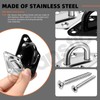 Tanstic Pack of 4 M5 Stainless Steel Pad Eye Plate,