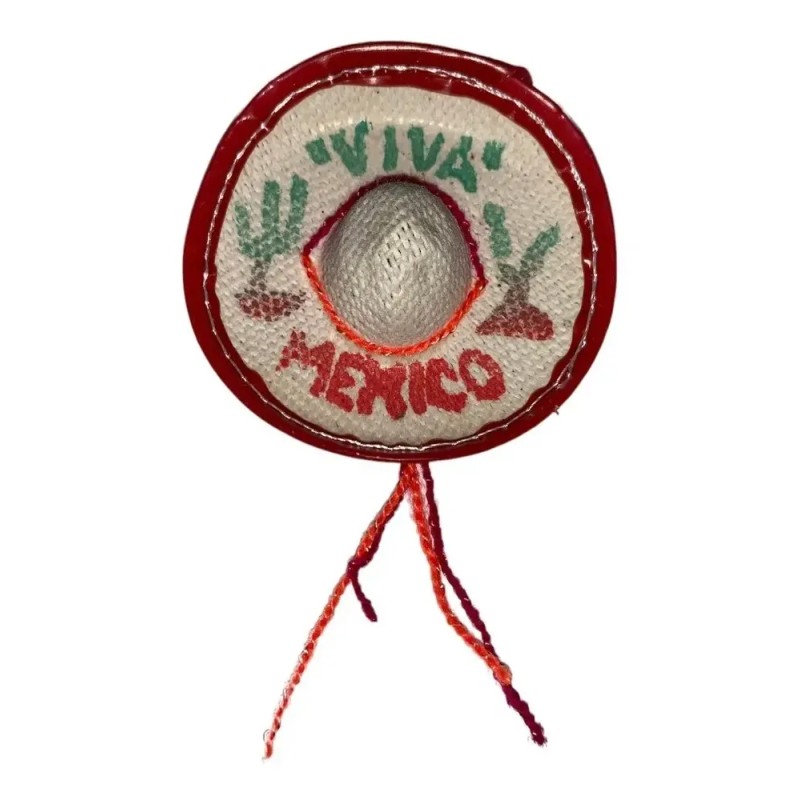 25 Sombrero Mini 5cm Tapa Botella Adorno Mexicano Fiesta Color