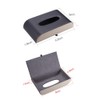 ATMOMO Black with Beige Car Tissue Box PU Leather Tissue