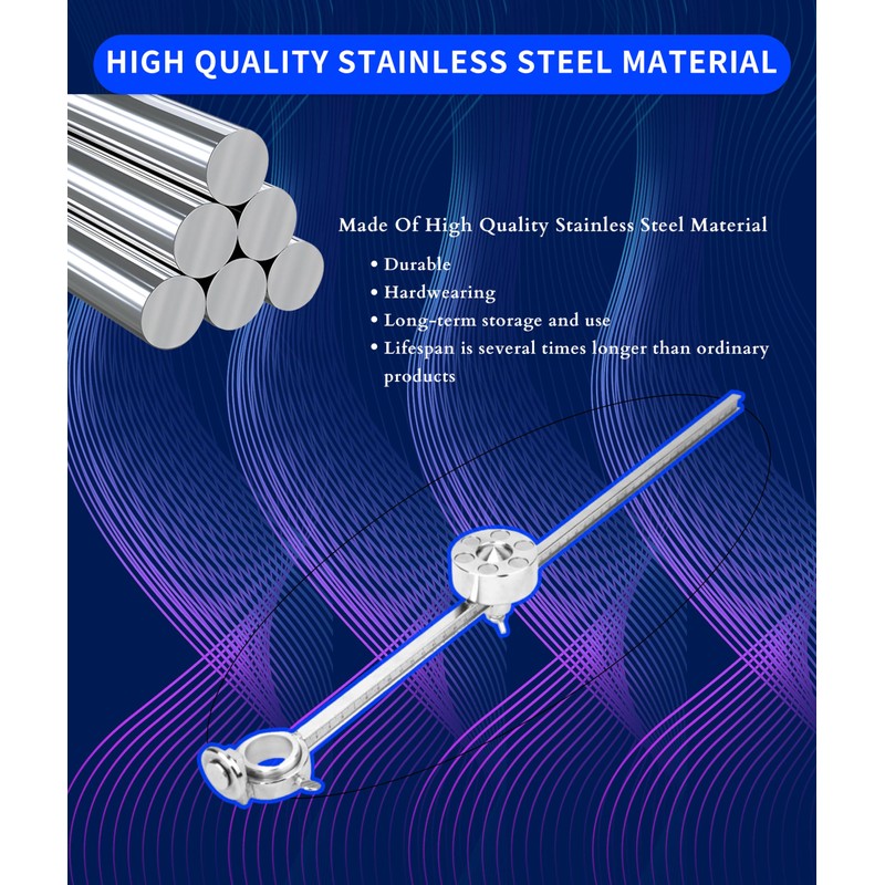 Plasma Cutting Compass, Stainless Steel Plasma Cutter Torch, Circle Guide