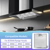 2 Pack-S97018029 Range Hood Filter Replacement, Upgraded Stainless steel frame