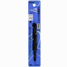 Light Seiki Super Hex Shaft Ironwork Drill 0.5 inches (13.0 mm) (Metal/Metal)