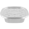 SEUNMUK 30 PCS Aluminium Foil Trays, Square, Silver, 190x180x55mm, with