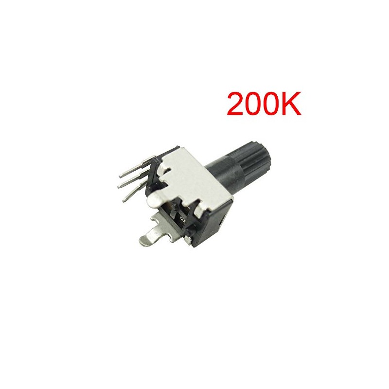 Aihasd 10pcs RV09 Type Vertical Adjustable Potentiometer 2 K Resistance