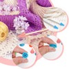 Pack of 20 Stitch Stoppers Colour Knitting Needles Point Protection