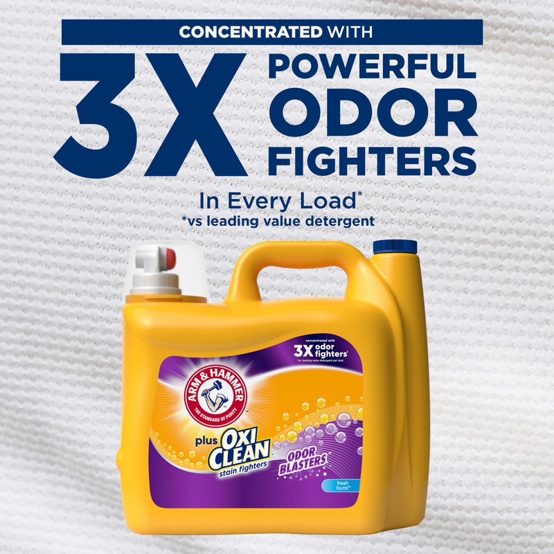 ARM & HAMMER Plus OxiClean Odor Blasters Fresh Burst, 128