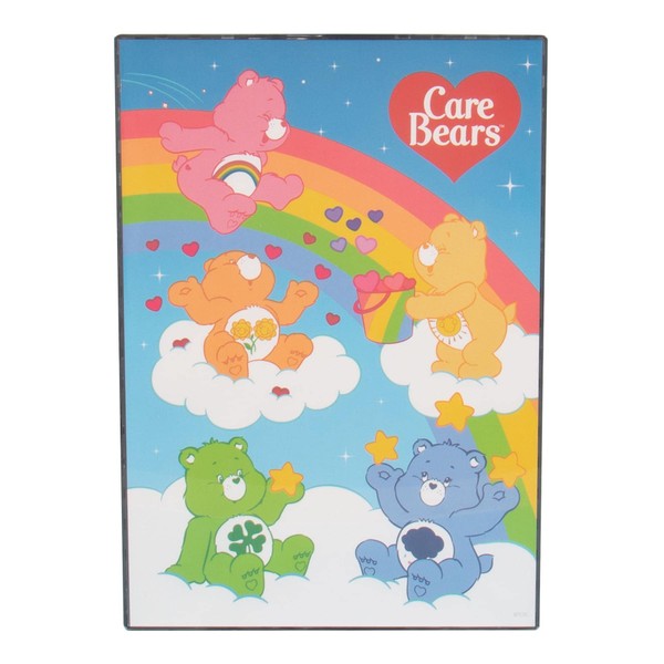 Fizz Creations Care Bears Light Poster - USB Power Supply with Cable Included - Freestanding or Wall Mountable Poster - Mood Light A4 Size - Official Care Bears Licensed Product