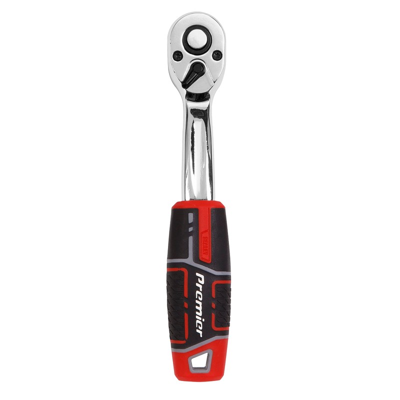 Sealey Premier Pear-Head Offset Ratchet Wrench 3/8" Sq Drive with