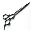 6 Inch Black Sharp Professional Hairdressing Scissors 440 °C High Hardness Salon