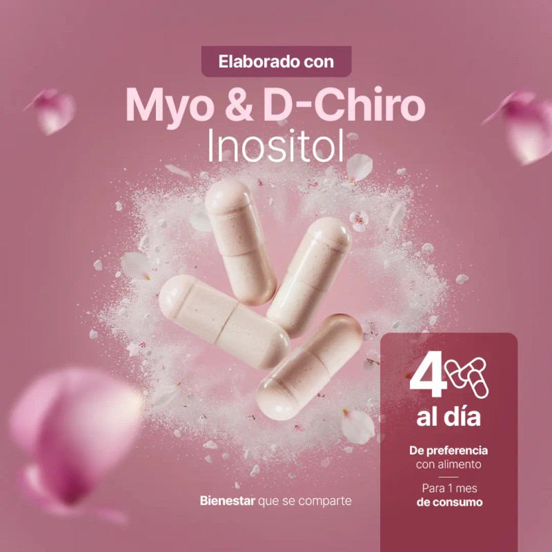 Myo Y D-chiro Inositol Platinum 120 Cáps Ratio 40:1 B