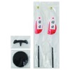 TOSPA Hikimaru Mini Japanese Flag 2-Piece Cross Set, Flag Size
