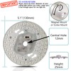 18W 5CCT Ceiling Fan Light Kit,LED Light Engine Retrofit Kit,Close