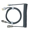Gaming Keyboard Cable Professional Retractable Sturdy Connector Coiled Keyboard Cable