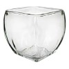 votivo 12 Votivo Cristal Cuadrado Porta Vela Grande By Crisa