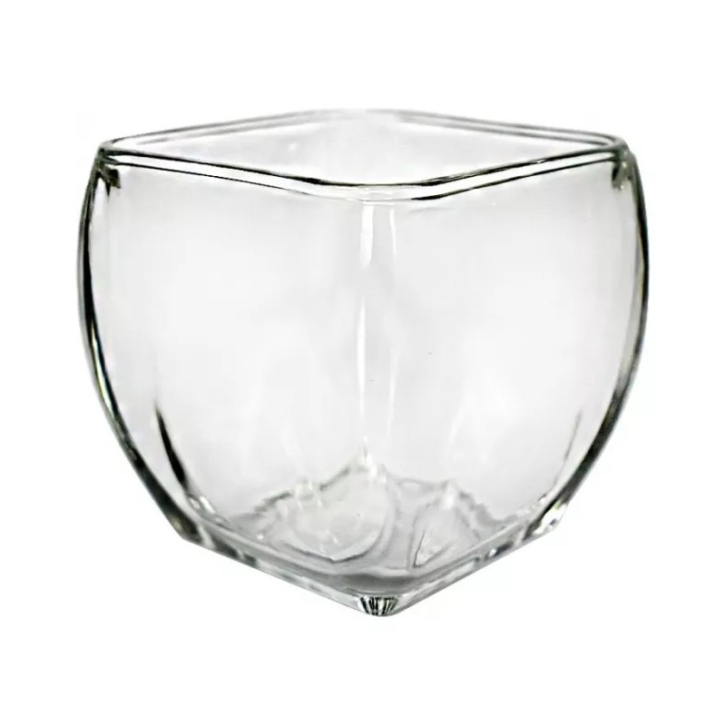 votivo 12 Votivo Cristal Cuadrado Porta Vela Grande By Crisa