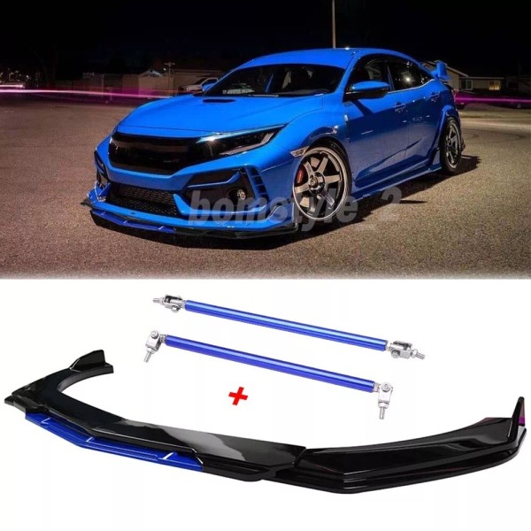 KEEPDSGN For Honda Civic SI LX EX Front Bumper Lip