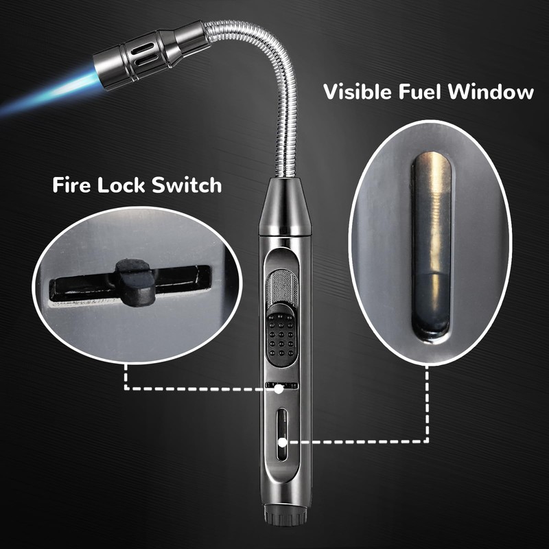 2 Pack Candle Lighter Electric Arc Long Flex Neck Utility