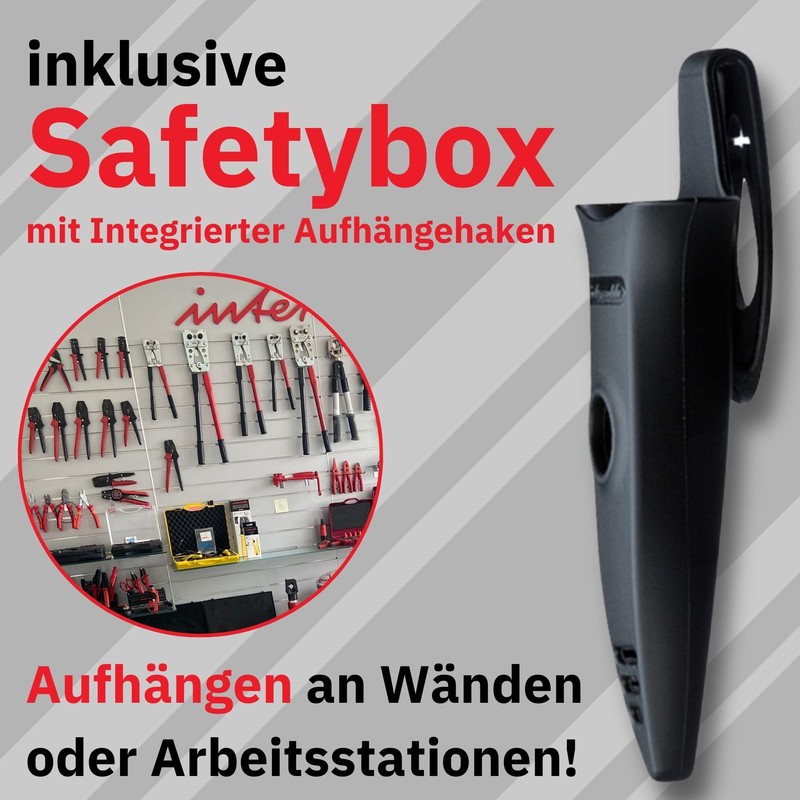 Intercable Kabelschneiderschere mit Safetybox, 16020-F1