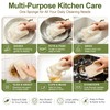 Natural Loofah Dish Scrubber Sponges, 6 Pack Large Plant-Based Kitchen